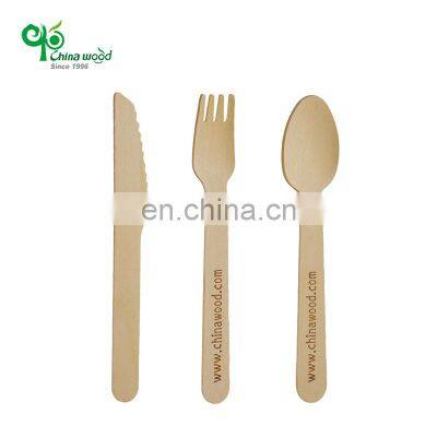 Custom dessert wooden cutlery set tasting spoon manufacturers for eating