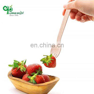 Yada Biodegradable Birch Wooden Spork Disposable Wooden Cutlery Spork 105mm 160mm Sporks