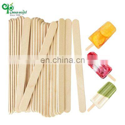 Yada Disposable Food Grade Wooden Ice Cream Stick Craft Custom Popsicle Sticks Wooden Ice Cream Stick Craft Art Work
