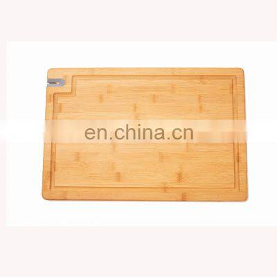 Best Organic Bamboo Cutting Board with Juice Groove for Meat Cheese and Vegetables