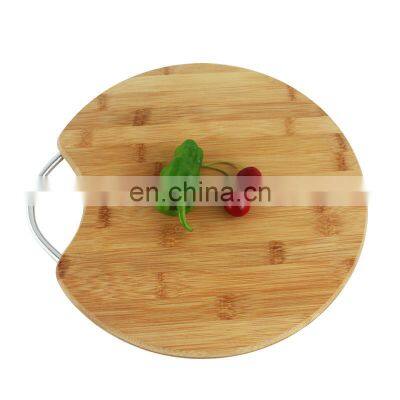 Non-slip Kitchen With Portable Hole Household Bamboo Cutting Board Custom Cutting Board