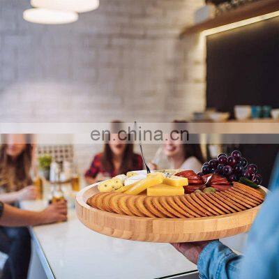 Creative Design Nordic Style Party Mini Premium Bamboo Cheese Board With Knife Set