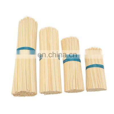 BBQ skewers marshmallow roasting sticks 16 inch bamboo cutting saw blade round incense sticks for barbecue agarbatti making