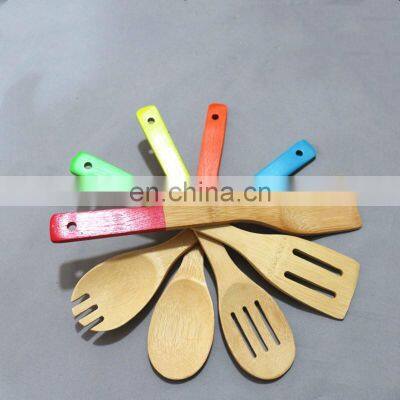 Design Unique Eco-friendly High Quality Kitchen Bamboo Utensils Spatula Set