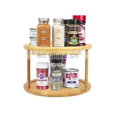 Well designed Spliced 2 Layers Bamboo Makeup organizer cosmetic storage box Home Storage & Organization
