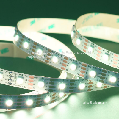 Hot SK9822 APA102 60 leds Led Light Strip addressable pixel waterproof rgb LC8822 Flex Led Strip Light