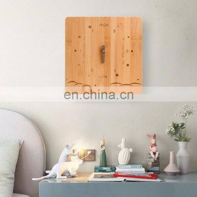 Natural Eco Friendly Home Decorative Simplicity Bamboo Tide Wall Clock