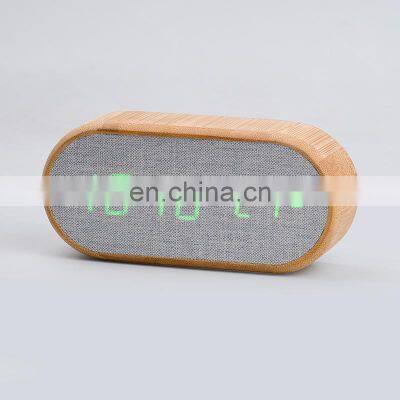 Home modern baby girl sublimation blanks travel digital alarm wooden numbers timer desk clock charm rectangular