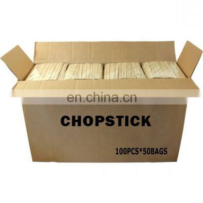 Bulk Bamboo Long Chopsticks Disposable Round Stick