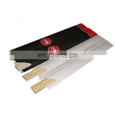 Customized High Quantity Takeaway Black Paper with Printing Disposable Bamboo Chopsticks