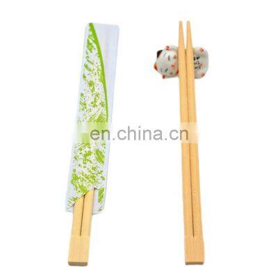 21/23 cm Sushi Twins Chopsticks Bamboo Personalized Disposable Chopsticks with Customized Logo