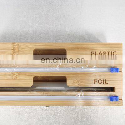 Kitchen drawer organizer neatly packaged 2 synthetic 1 packaging dispenser plastic foil and wax paper holder with slide cutter