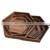 Hexagon cheap wooden food tray