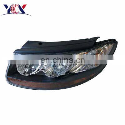 Car Head Lamp (yellow) for Hyundai santa 2008 Auto body parts Head Lights(yellow) R 92102-2B020 L 92101-2B020