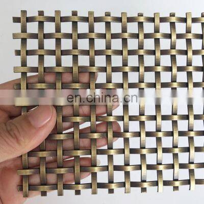 Woven Metal Stainless Steel woven metal Decorative Crimped Wire Mesh