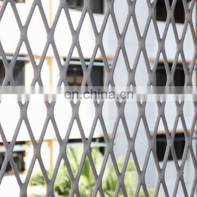 Heavy Duty A1100-H14 Diamond Decorative Aluminum Expanded Metal Mesh Panels for Exterior Railing