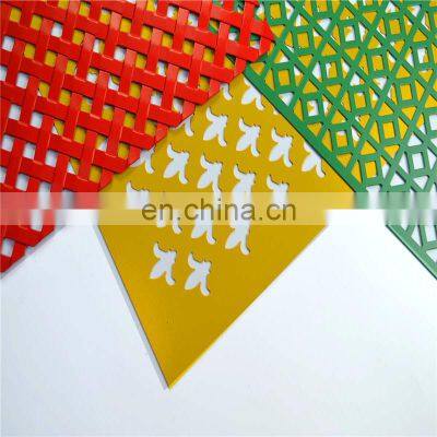 Powder Coated Perforated Metal Wire Mesh Punched Sheet / Plate / Net