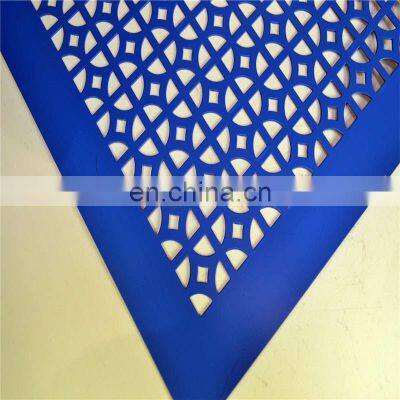corrugated perforated metal sheet etched perforated metal