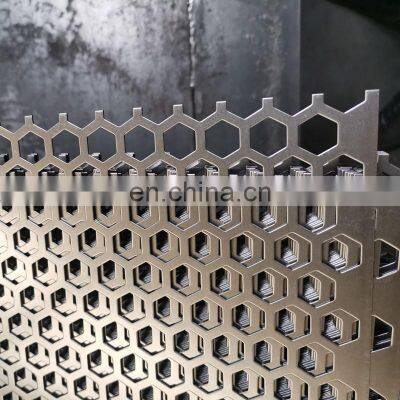 Aluminum perforated metal mesh panels for decorative