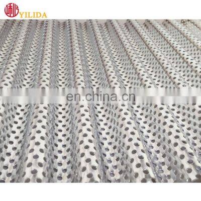 Anping factory Corrugated Perforated Metal mesh