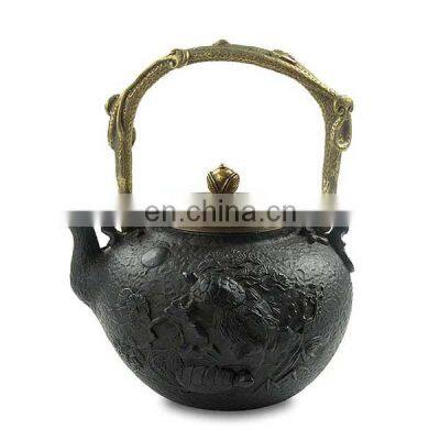 Japanese enamel antique cast iron teapot wholesale