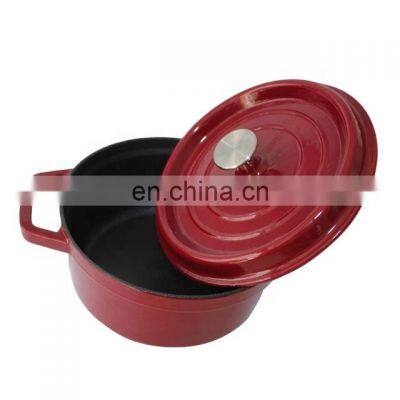 Covered Casserole Round Oval Enameled Cast Iron Dutch Pot