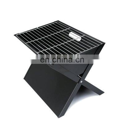 Custom Wholesale Outdoor Easily Assembled Folding Grill Camping Portable Charcoal BBQ Grill Parrillas Portatil Barbacoa