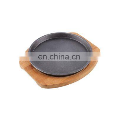 Cast iron Western Food pan cast iron steak grill pan