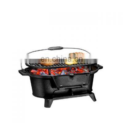 Household China Bbq Utensils Portable Folding Outdoor Camping Charcoal Barbecue Grill
