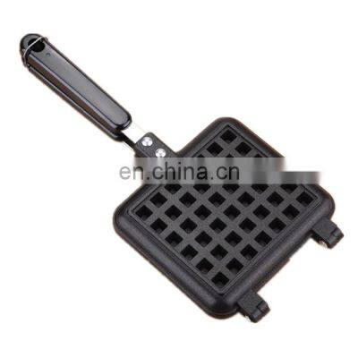 No-Drip Waffle Iron Square Round Non-stick Cast Aluminum Waffle Machine Maker