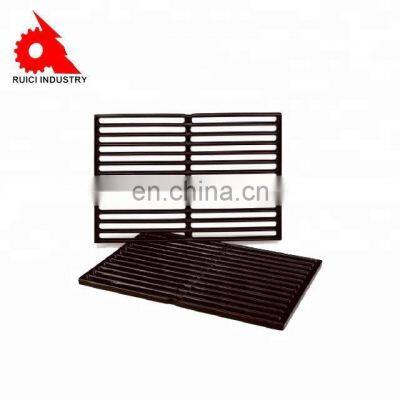 custom sand casting round&rectangular black cast iron grill grates
