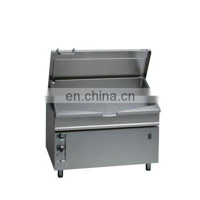 80L Industrial Hotel Cooking Pots Electric Commercial Gas Tilting Kettle Boiling Pan Cast Iron Electric Tilting Pan