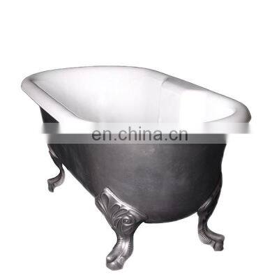 Cheap Square Apron Cast Iron Antique Enameled Corner Bathtubs 120x70