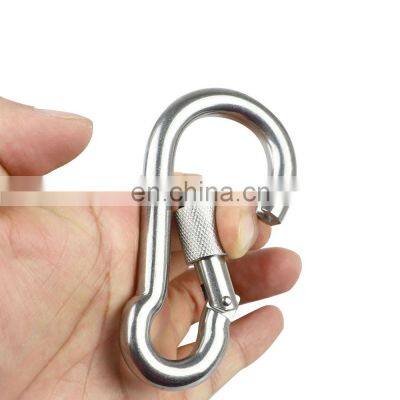 Carabiner wholesal Clips Stainless Steel 304 316 climbing snap hook