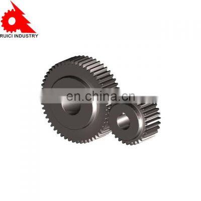 Small stainless steel metal double spur gear