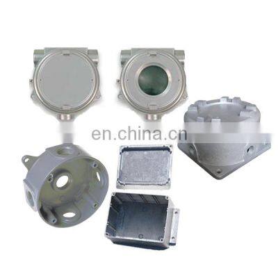 Aluminium injection die cast motor cover aluminum electric motor housing