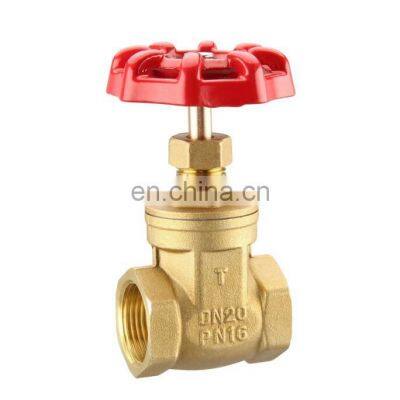 Manual Internal Thread 1/2 2 Inch 4 Inch Water Best Brass Gate Valve