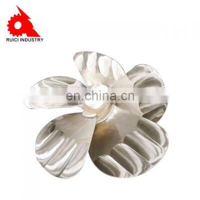 Large boat brass under water casting long shaft transmission propeller