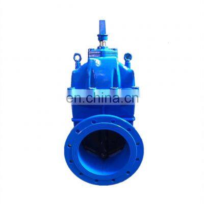 High-end Technology Manufacturing Blue Cast Iron Knife Gate Valve Pneumatic