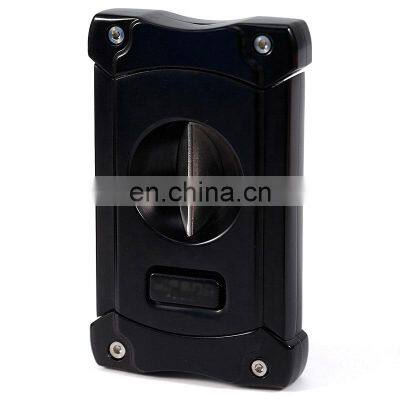 Custom Brand Logo Stainless Steel Cigar Cutter
