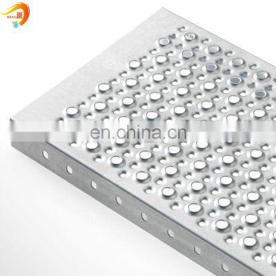 factory supply construction materials anti slip perforated metal stair treads walkway