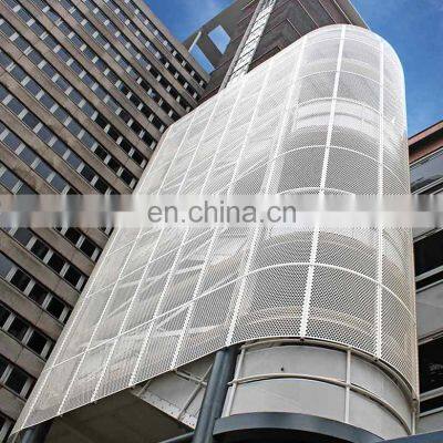 Curtain Wall Material Decorative Perforated Metal Mesh Sheet