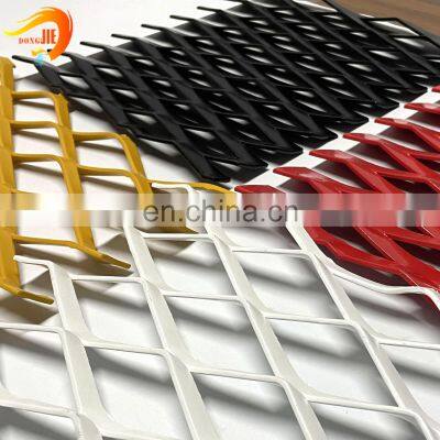 Manufacture High Security Screen Cladding Diamond Hole Flat Aluminum Expanded Metal Mesh