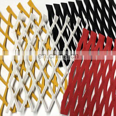 Decorative garden fences expanded metal mesh fencing trellis