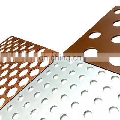 Factory Directly Supply Perforated Stainless Steel Sheet 304 Perforated Metal Mesh Fence
