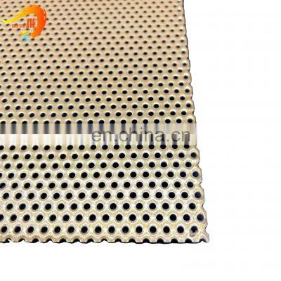 Chinese factory supply punch hole perforated metal mesh plate for air filter