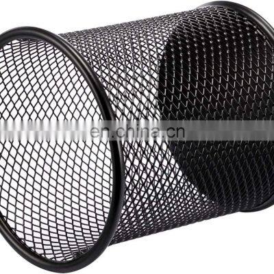 Expanded Metal Mesh Pen Holder Desk Organizer Pen Cup