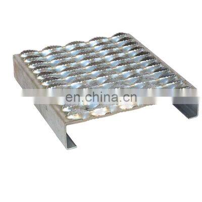 Crocodile mouth 304 stainless steel perforated metal stairs