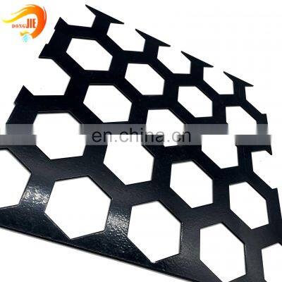 Exterior wall decoration galvanized spray punching mesh perforated metal mesh