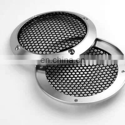 Perforated metal speaker grill decorative circle metal mesh grille